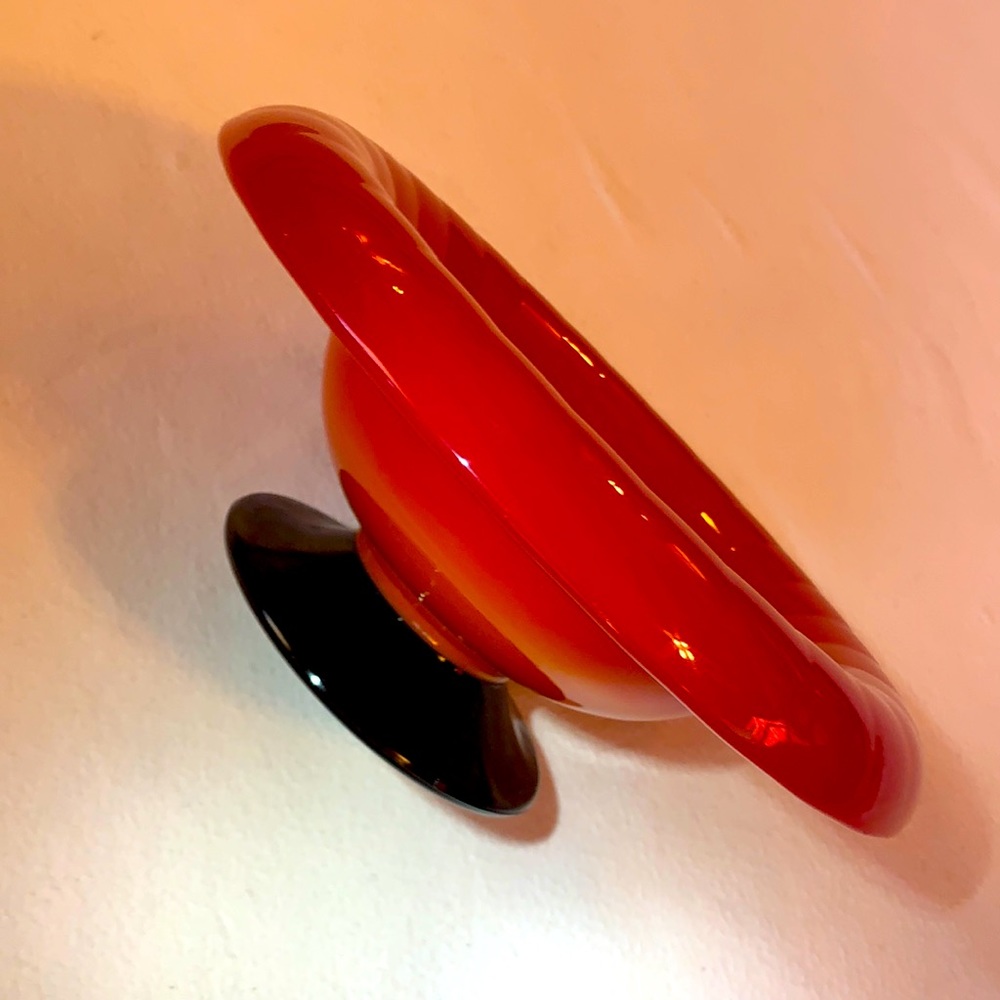 1940s Glass Dish or Vase